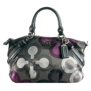 Euc Coach Madison Clover Sophia Sateen Shoulder Bag Handbag Purse